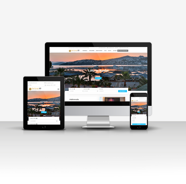 Otel Web Sitesi Yazılımı V7