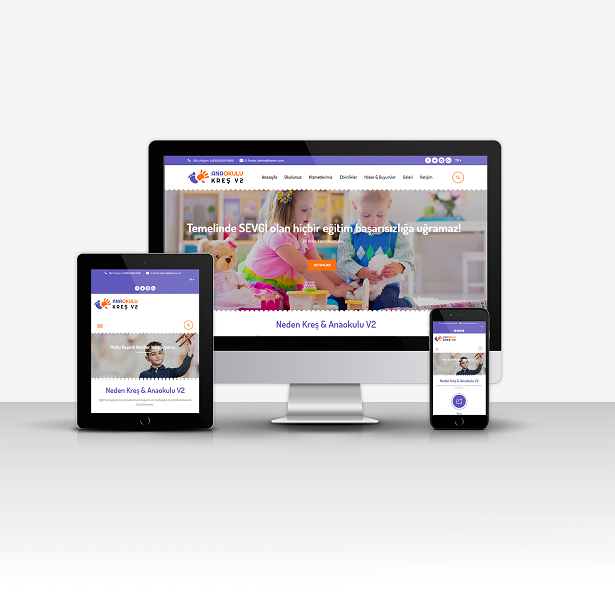 Anaokulu   Kreş Web Sitesi V2
