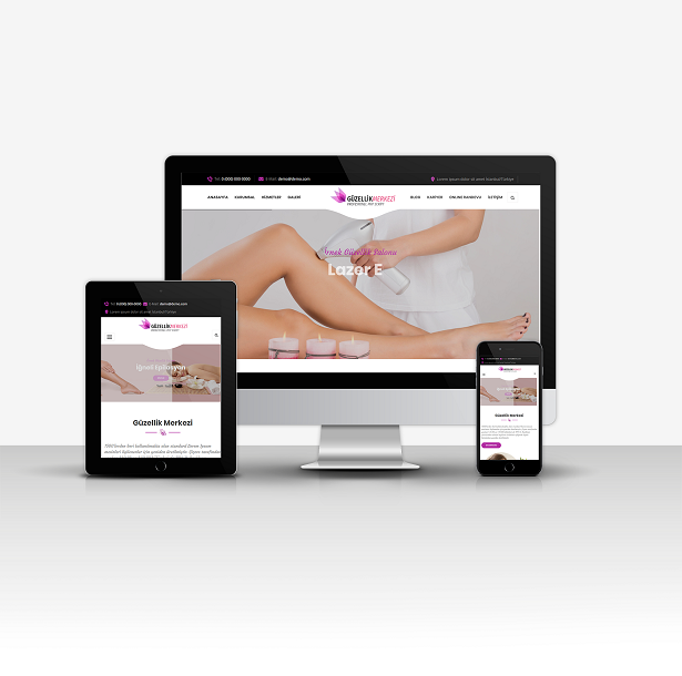 Kuaför Güzellik Salonu Sitesi V2